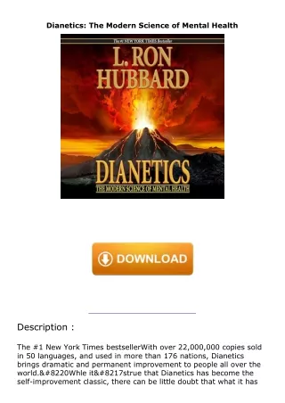 [DOWNLOAD]⚡️PDF✔️ Dianetics: The Modern Science of Mental Health