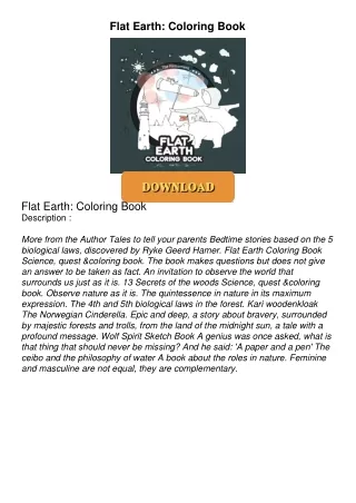 $PDF$/READ Flat Earth: Coloring Book
