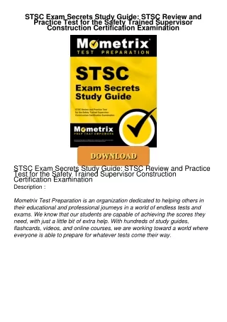 PDF_⚡ STSC Exam Secrets Study Guide: STSC Review and Practice Test for the Safety