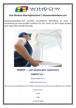 sash window glass replacement glassesandwindows