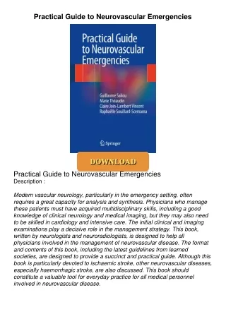 Read⚡ebook✔[PDF]  Practical Guide to Neurovascular Emergencies