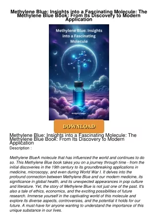 PDF_⚡ Methylene Blue: Insights into a Fascinating Molecule: The Methylene Blue Book: