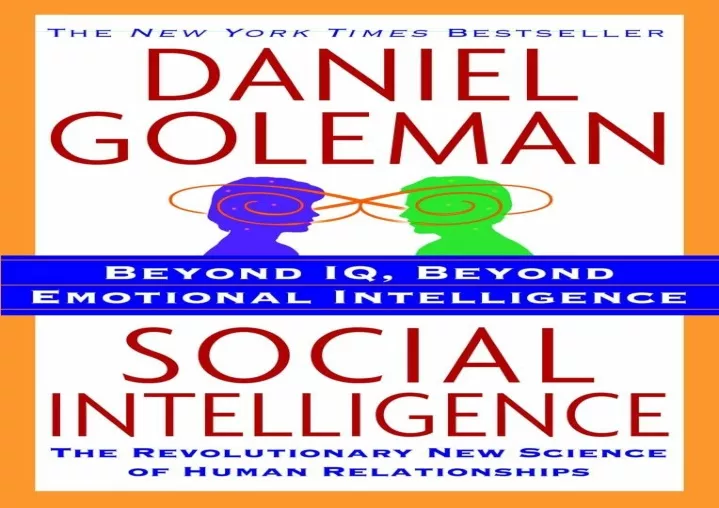 social intelligence the new science of human