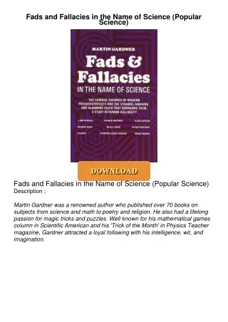 Audiobook⚡ Fads and Fallacies in the Name of Science (Popular Science)