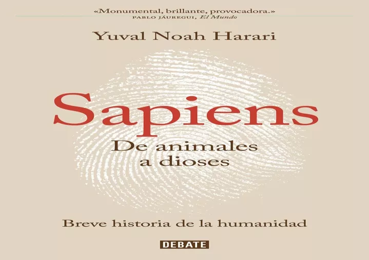 sapiens de animales a dioses sapiens a brief