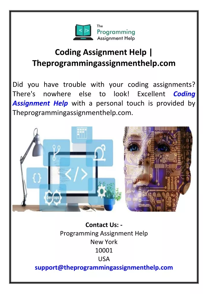 coding assignment help