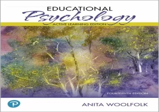 ❤ PDF_ Educational Psychology: Active Learning Edition read