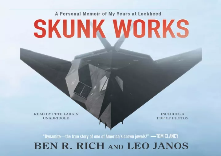 skunk works a personal memoir of my years