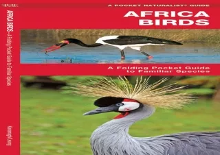 ✔ EPUB DOWNLOAD ✔ Africa Birds: A Folding Pocket Guide to Familiar Species (Wildlife and N