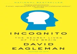 Download Book [PDF] Incognito: The Secret Lives of the Brain android