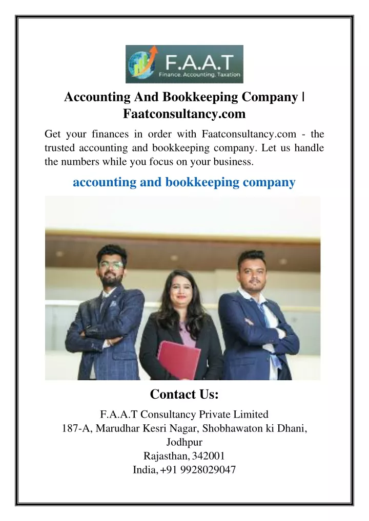 accounting and bookkeeping company