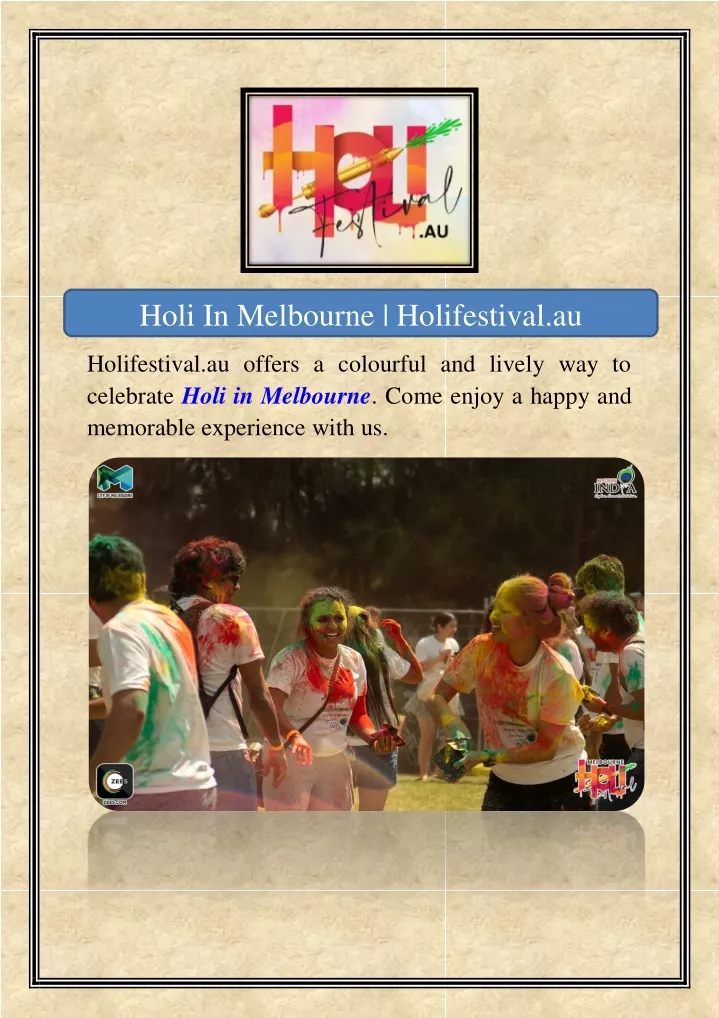 holi in melbourne holifestival au