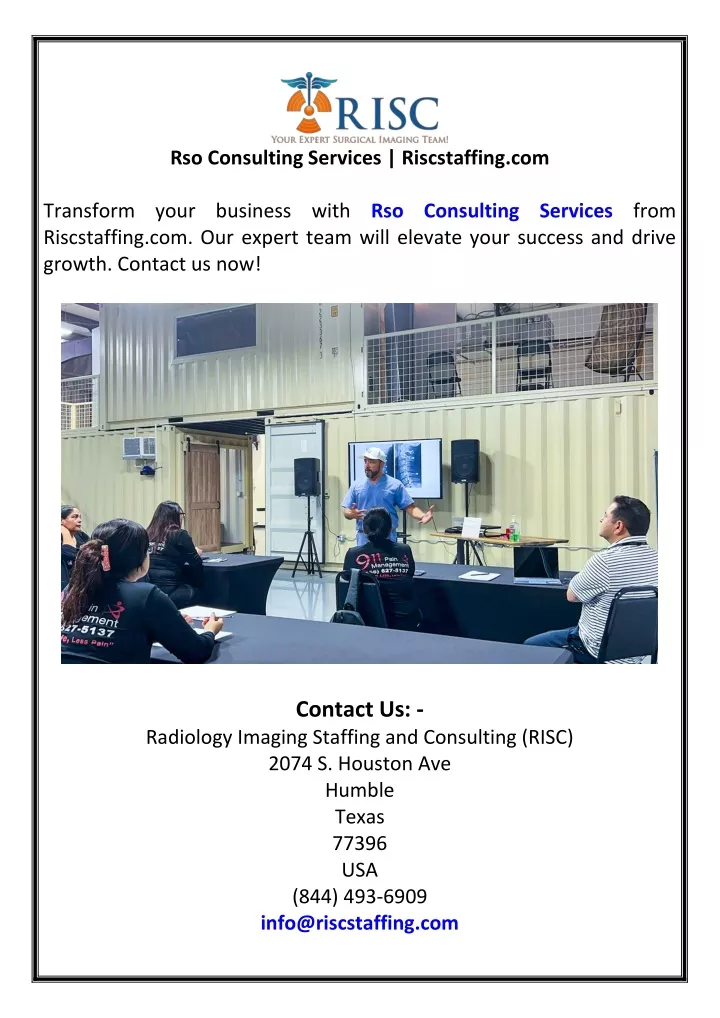 rso consulting services riscstaffing com
