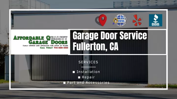 garage door service