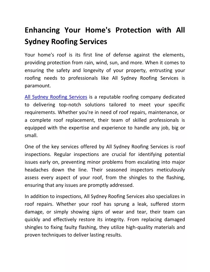 enhancing your home s protection with all sydney