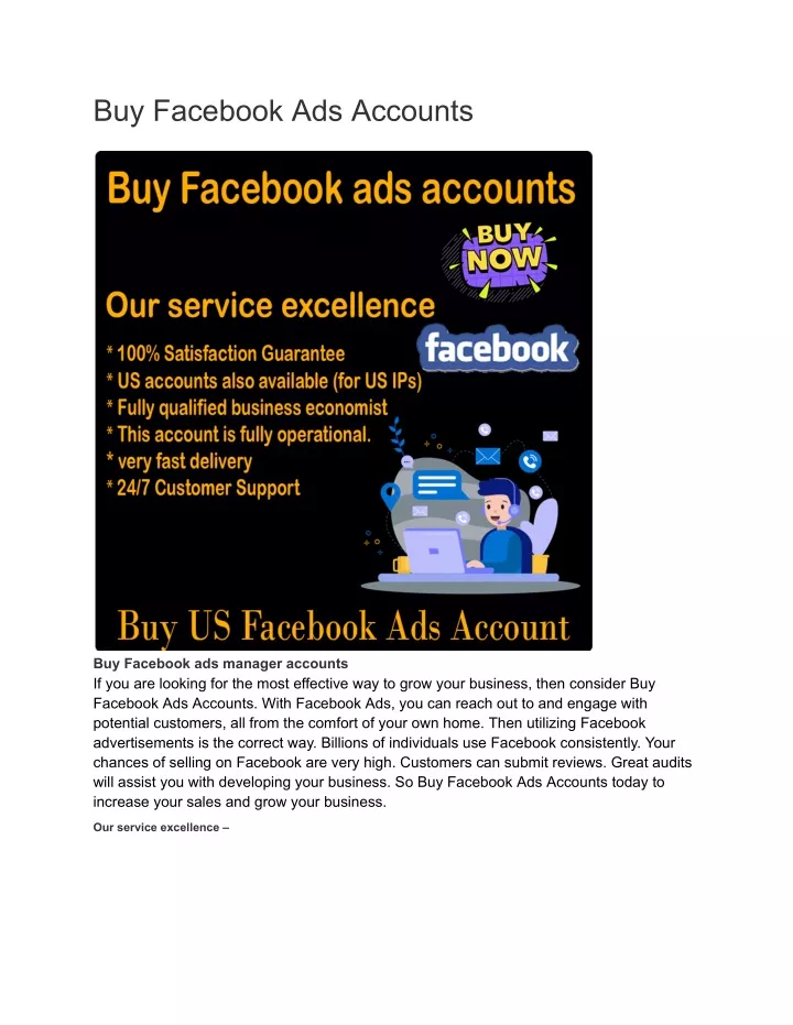 buy facebook ads accounts