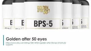 Golden after 50 eyes