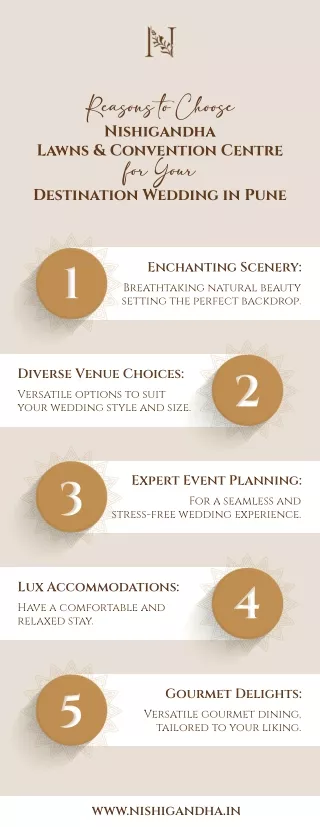 Reasons To Choose Nishigandha For Your Destination Wedding In Pune