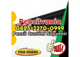 TERBARU! WA 0813-2270-0999 Jual Pensil Custom Promosi Murah Surabaya Madiun Dropship Pencil PVA