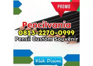 TERLARIS! WA 0813-2270-0999 Jual Pensil Custom Segitiga Murah Makassar Cilegon Tempat Produksi Pencil PVA