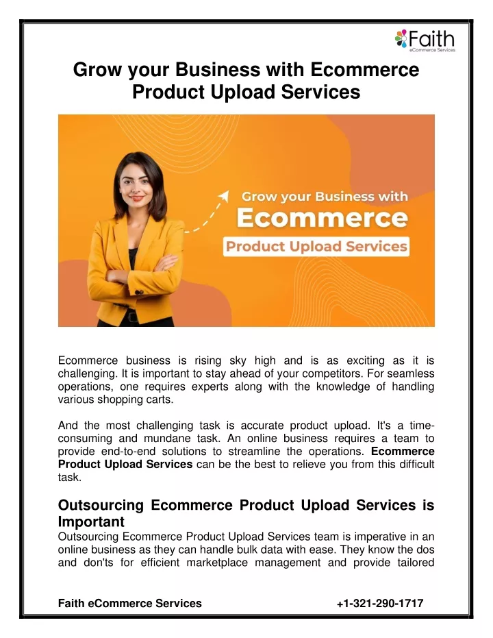 grow your business with ecommerce product upload