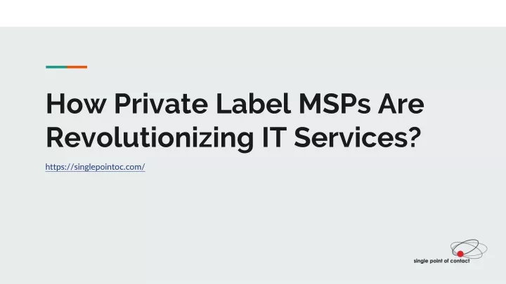 how private label msps are revolutionizing it services