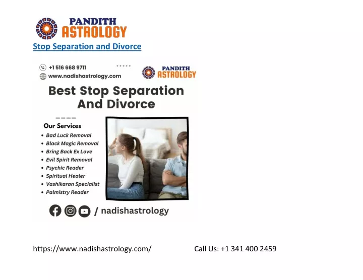 stop separation and divorce