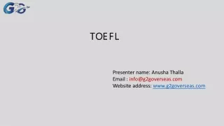 TOEFL training insitute in hyderabad