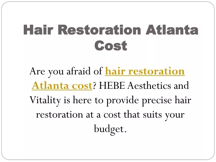 hair restoration atlanta hair restoration atlanta