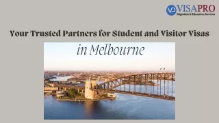 Your Trusted Partners For Student And Visitor Visas In Melbourne