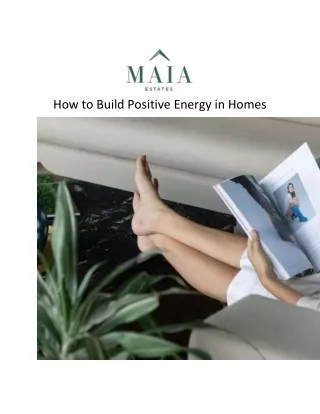 How to build positive energy in homes