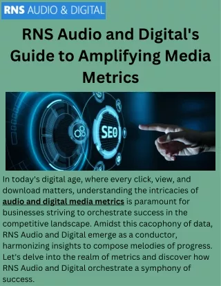 RNS Comprehensive Metrics for Audio and Digital Media Analysis