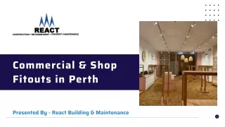 commercial shop fitouts in perth