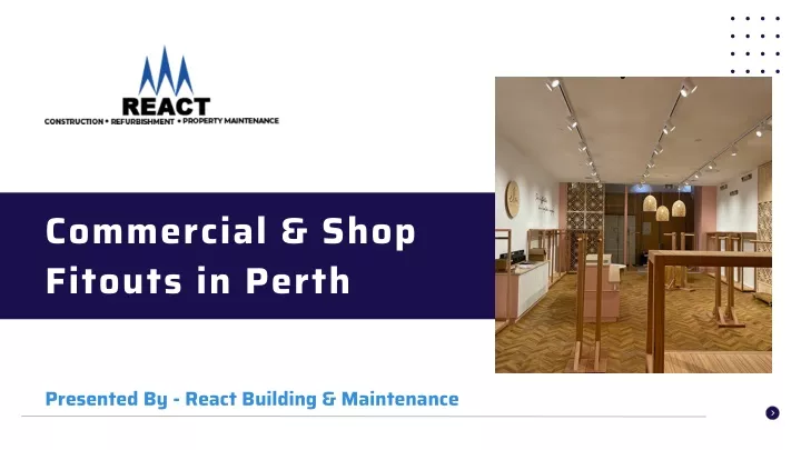 commercial shop fitouts in perth