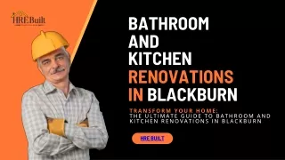 Bathroom And Kitchen Renovations Blackburn