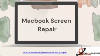 MacBook Screen Repair Restoring Clarity & Functionality