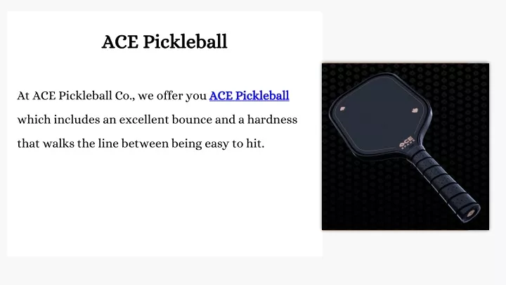 ace pickleball