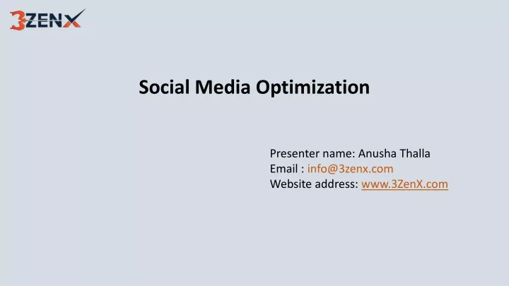 social media optimization