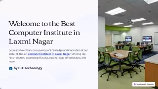 Get Basic Computer Institute in Laxmi Nagar