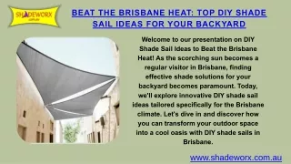 Beat the Brisbane Heat Top DIY Shade Sail Ideas for Your Backyard