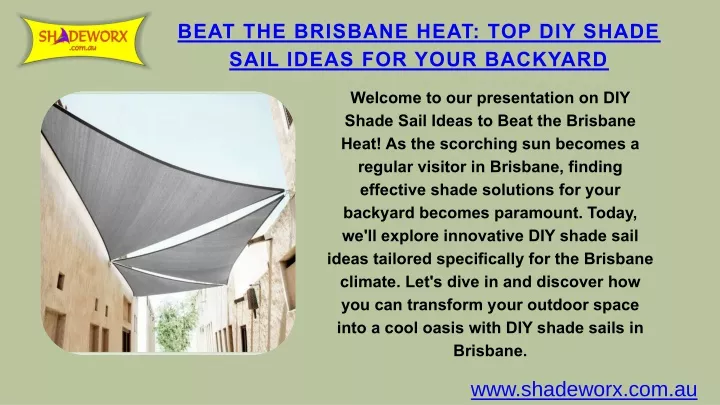 beat the brisbane heat top diy shade sail ideas