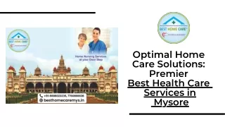 Best Home Care Services Mysore