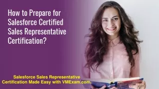 Salesforce Sales Representative Exam | How to Prepare