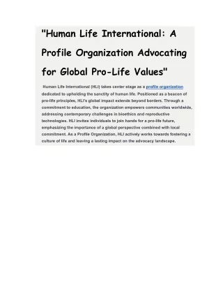 _Human Life International_ A Profile Organization Advocating for Global Pro-Life Values_ (1)