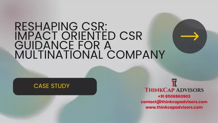 reshaping csr impact oriented csr guidance