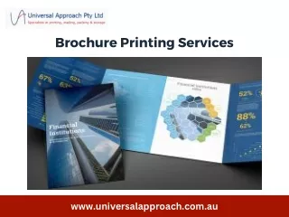Unleash The Power Of Your Brand with Professional Brochure Printing Services