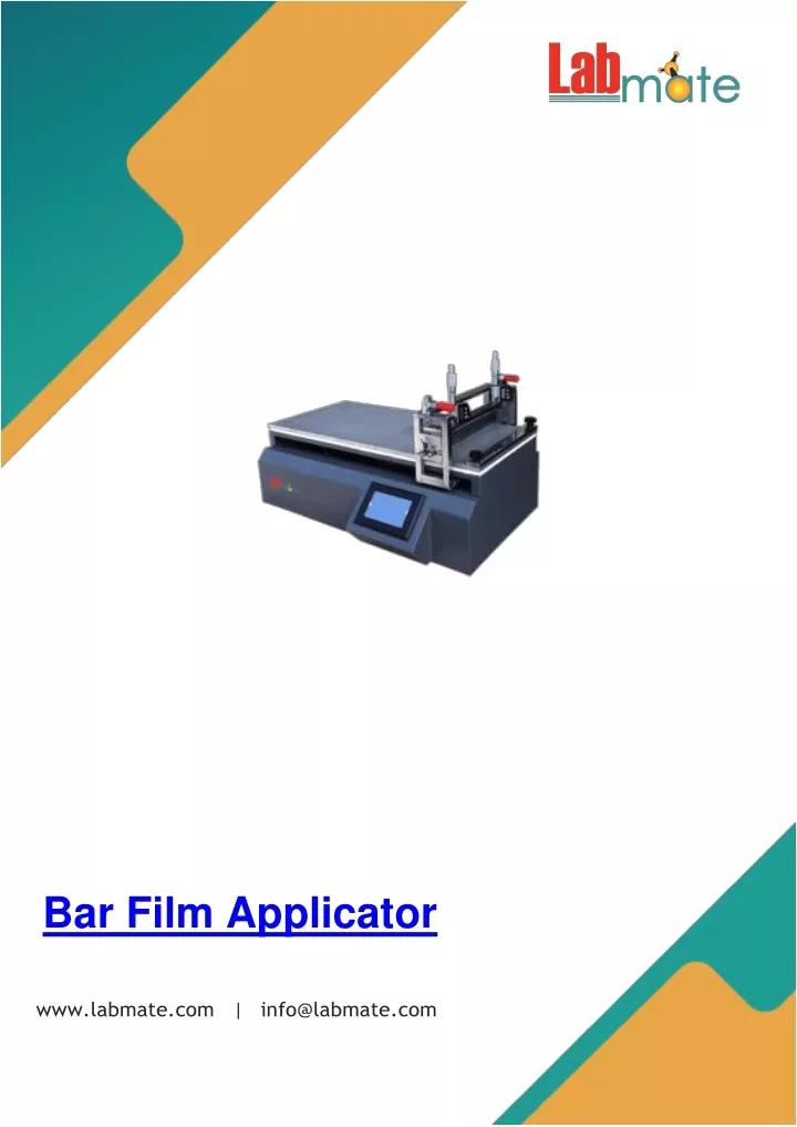 bar film applicator