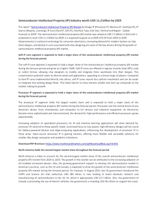 semiconductor intellectual property ip industry