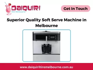 Superior Quality Soft Serve Machine in Melbourn