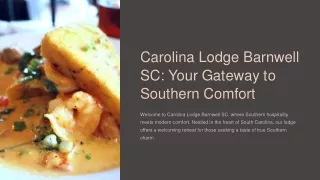 Carolina Lodge Feb 2024